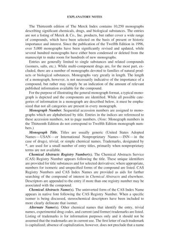 فهرست سی دی 13 Merck Index [برنامه برنده]