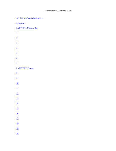 ﻿Mechwarrior: Dark Age #10: Flight of the Falcon (رمان BattleTech) (Mechwarrior)