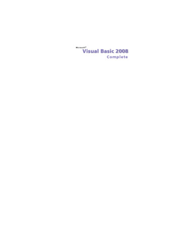 Microsoft Visual Basic 2008: مفاهیم و فنون کامل (شلی کاشمن)