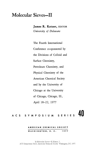 ﻿غربال های مولکولی - II