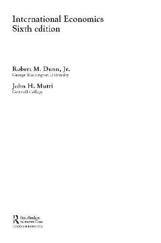 اقتصاد بین المللی