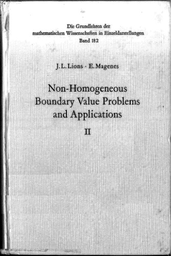﻿مسائل و کاربردهای ارزش مرزی غیر همگن: جلد. 2