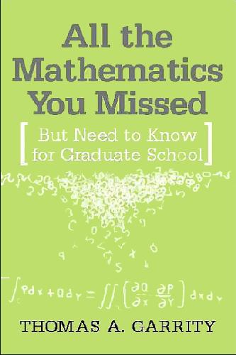 ﻿تمام ریاضیاتی که از دست داده اید [سطح کالج، bw]