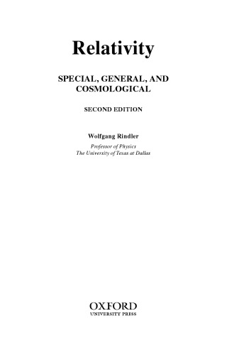 نسبیت - ویژه ، کلی و کیهان شناختی