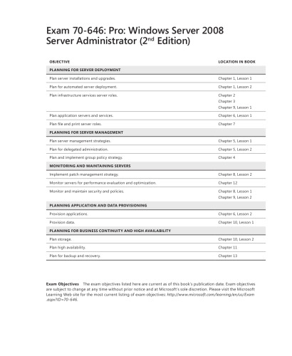 MCITP Self-paced Kit Training (Exam 70-646): Windows Server 2008 Administrator Server، نسخه 2