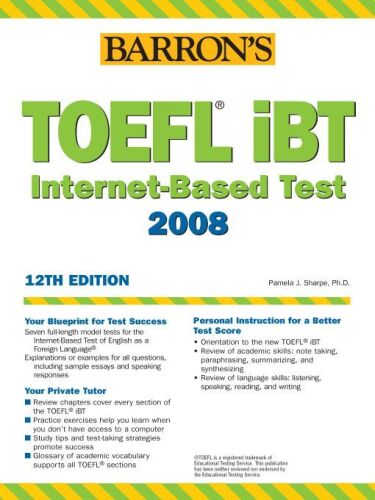 ﻿آزمون اینترنتی تافل iBT بارون، 2008، ویرایش دوازدهم