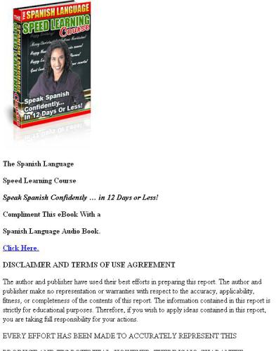 ﻿زبان اسپانیایی - دوره یادگیری سریع، اسپانیایی را با اطمینان در 12 روز یا کمتر صحبت کنید!