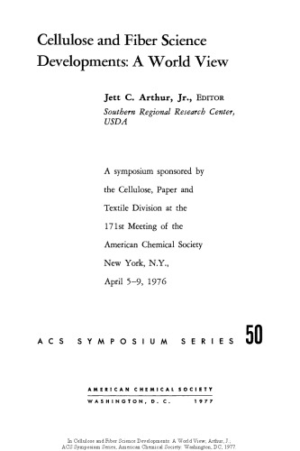 تحولات علمی سلولز و فیبر: دیدگاه جهانی