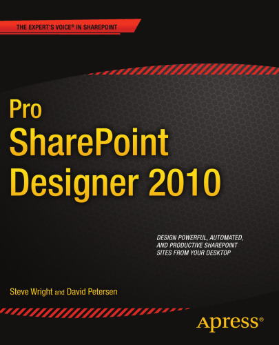 ﻿Pro SharePoint Designer 2010