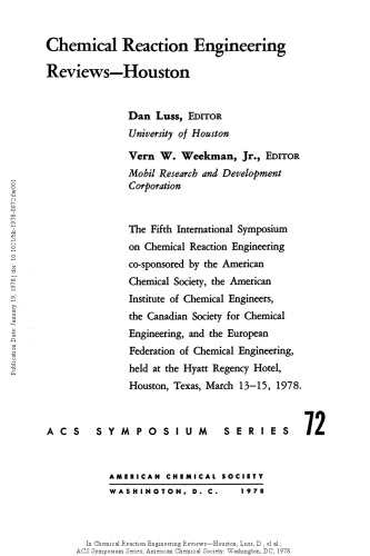 ﻿بررسی مهندسی واکنش شیمیایی - هوستون