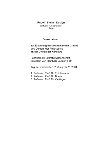 طراحی رودولف اشتاینر: هنر کارکردگرایی معنوی