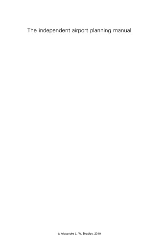 ﻿کتابچه راهنمای برنامه ریزی فرودگاه مستقل