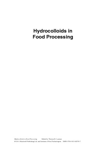 ﻿هیدروکلوئیدها در فرآوری مواد غذایی