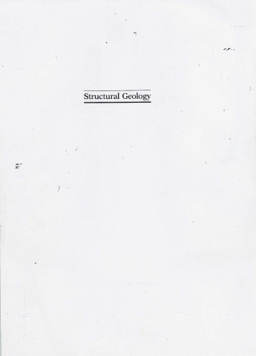 ﻿زمین شناسی ساختاری