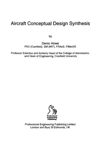 سنتز طراحی مفهومی هواپیما