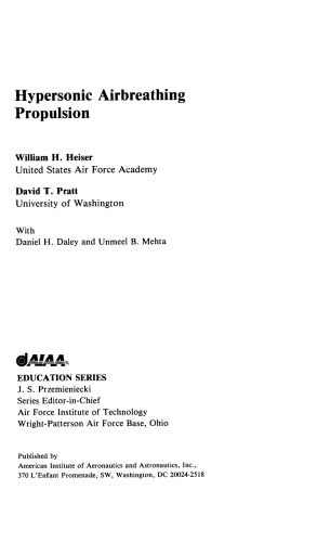 ﻿پیشرانه تنفس هوایی هایپرسونیک (آموزش AIAA)