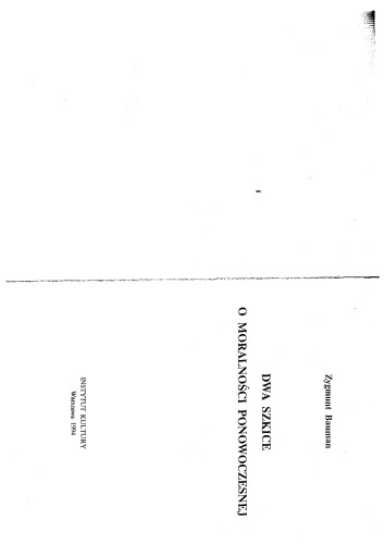 ﻿دو مقاله درباره اخلاق پست مدرن