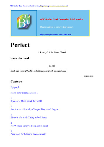 ﻿Pretty Little Liars #3: عالی