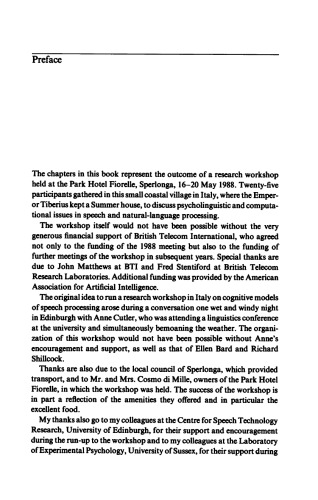 ﻿مدل‌های شناختی پردازش گفتار: دیدگاه‌های روان‌شناختی و محاسباتی