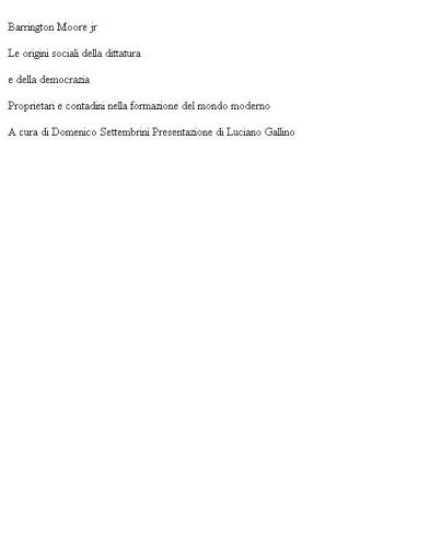 خاستگاه اجتماعی دیکتاتوری و دموکراسی