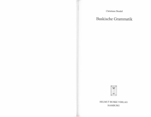 ﻿دستور زبان باسک