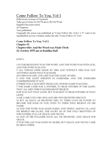 بیا دنبال من: ج. 1