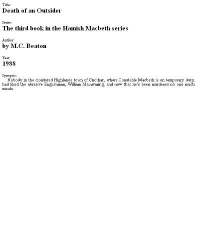 مرگ یک بیگانه