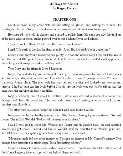 ﻿42 روز برای قتل