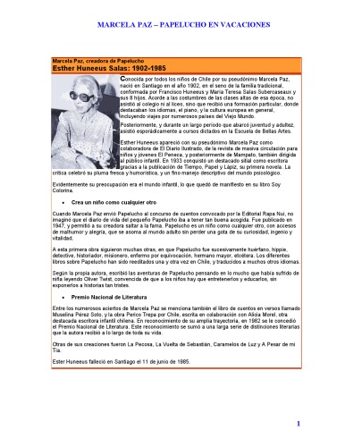 Papelucho در تعطیلات، تام 11