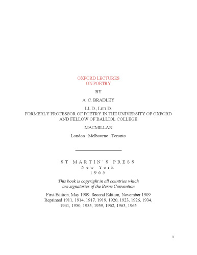 ﻿سخنرانی های آکسفورد در مورد شعر