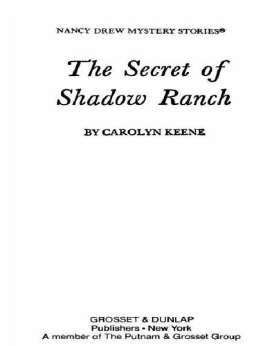Secret of Shadow Ranch