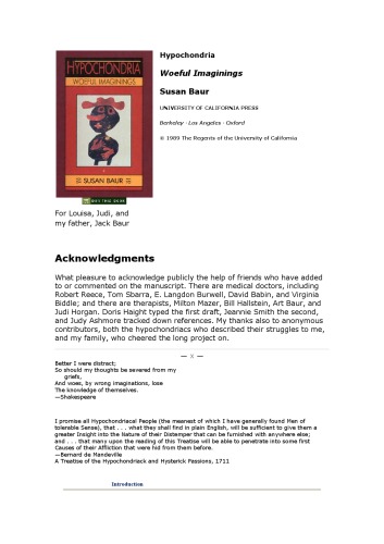 ﻿هیپوکندری: تصورات رقت انگیز