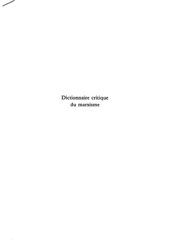 ﻿فرهنگ لغت انتقادی مارکسیسم