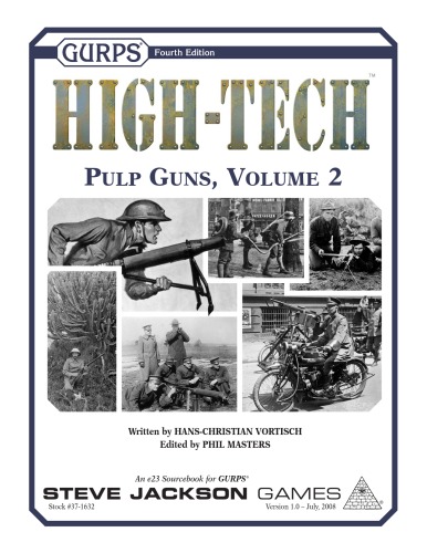 ﻿GURPS High Tech: Pulp Guns 2