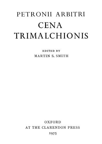 پترونیوس: Cena Trimalchionis