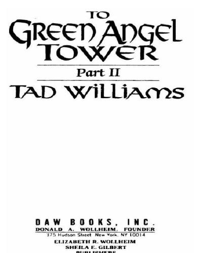 به سبز فرشته برج، جلد 2