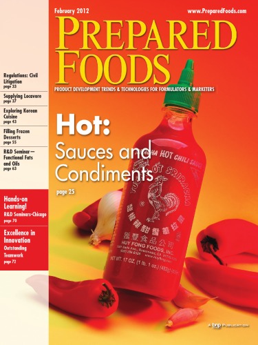 غذاهای آماده شده در فوریه 2012