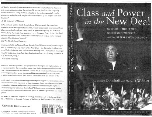 طبقه و قدرت در معامله جدید: اعتدال شرکت ها ، دموکرات های جنوبی و ائتلاف لیبرال-کار (مطالعات در مورد نابرابری اجتماعی)