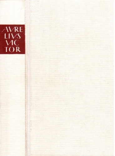 امپراطورهای رومی: Liber de Caesaribus (لاتین - آلمانی)