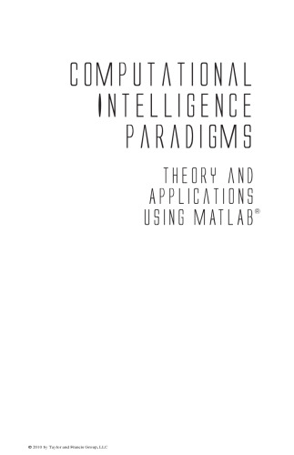 ﻿پارادایم های هوش محاسباتی: تئوری و کاربردها با استفاده از MATLAB