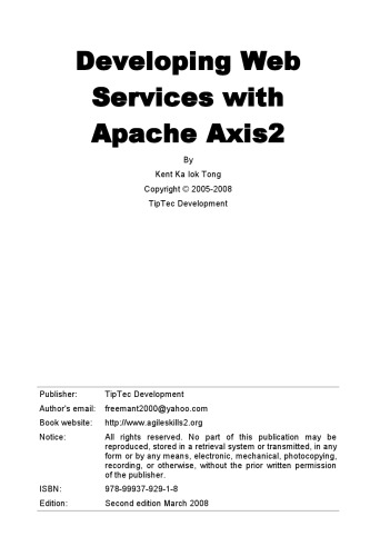 توسعه خدمات وب با Apache Axis2