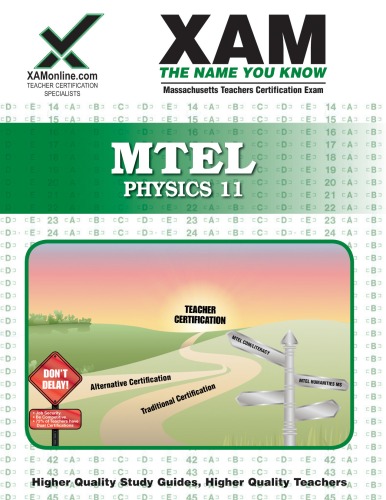 ﻿راهنمای مطالعه گواهینامه معلم MTEL Physics 11، ویرایش دوم (XAM MTEL)