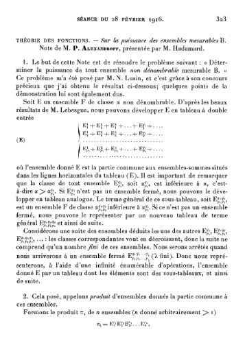 روی توان مجموعه های قابل اندازه گیری B 162
