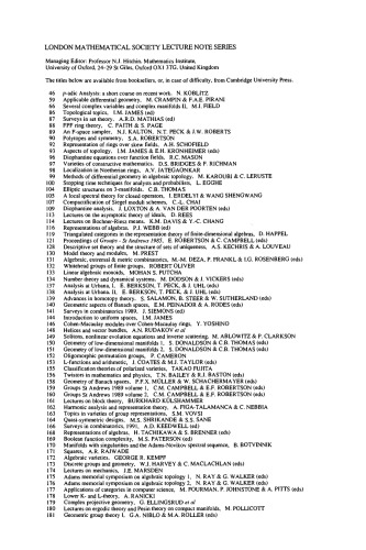 گروههای سنت اندروز 1997 در حمام ، جلد 2