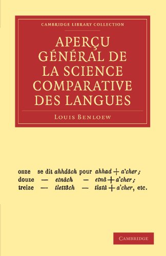 ﻿Aperçu général de la Science Comparative des Langues
