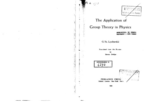 کاربرد نظریه گروه در فیزیک