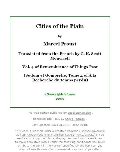 ﻿سدوم و گومورا: شهرهای دشت