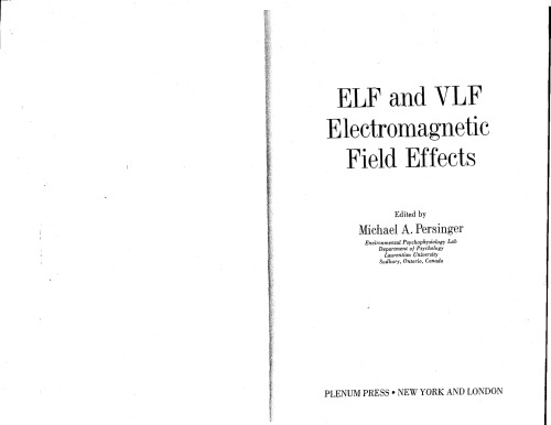 ﻿اثرات میدان الکترومغناطیسی ELF و VLF