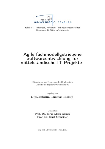 ﻿توسعه نرم افزار چابک و تخصصی مبتنی بر مدل برای پروژه های IT با اندازه متوسط