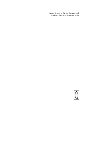 روندهای کنونی در توسعه و آموزش چهار مهارت زبانی (مطالعاتی در زمینه فراگیری زبان)